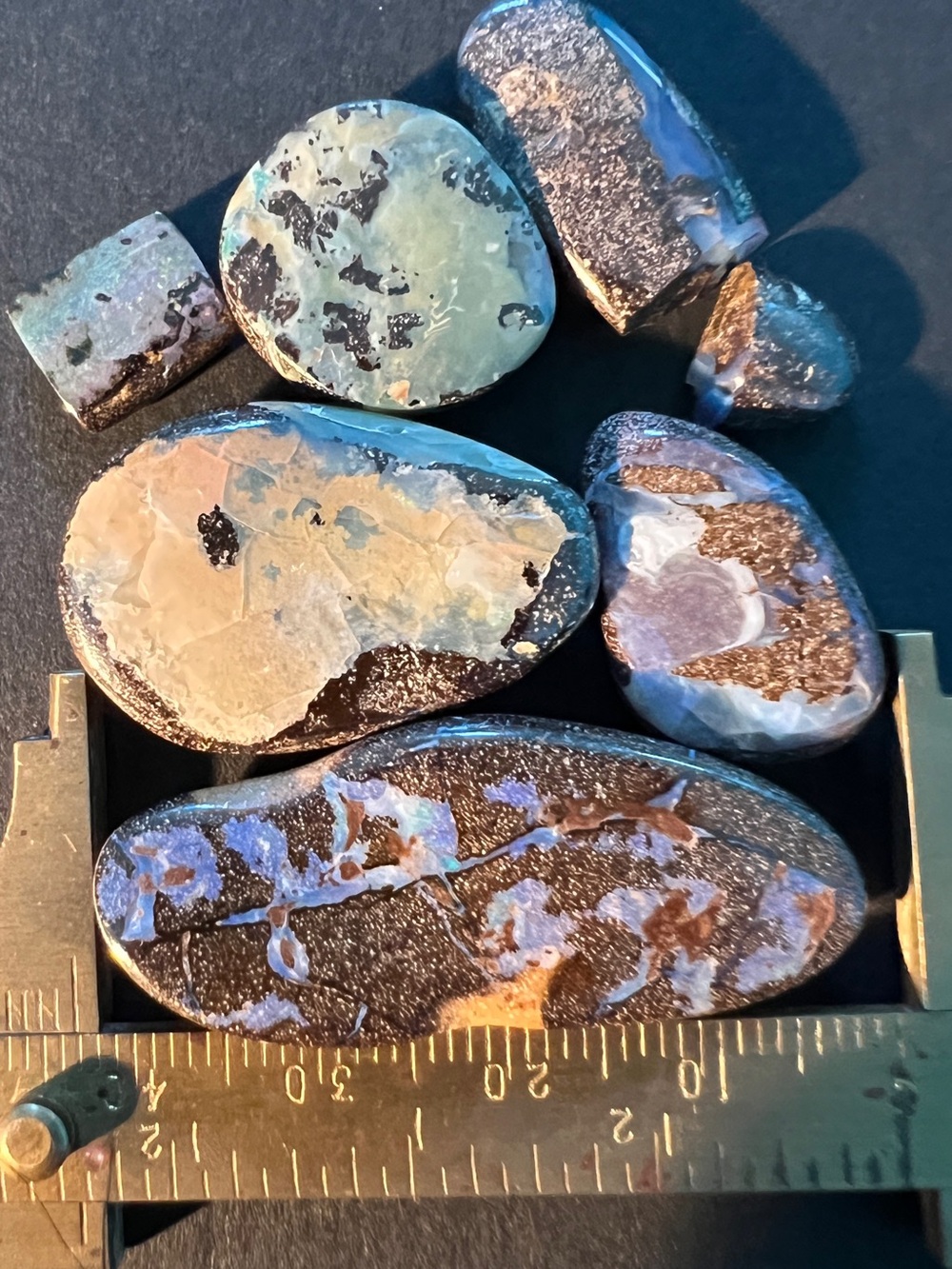 Australian Boulder Opal Lot of 5